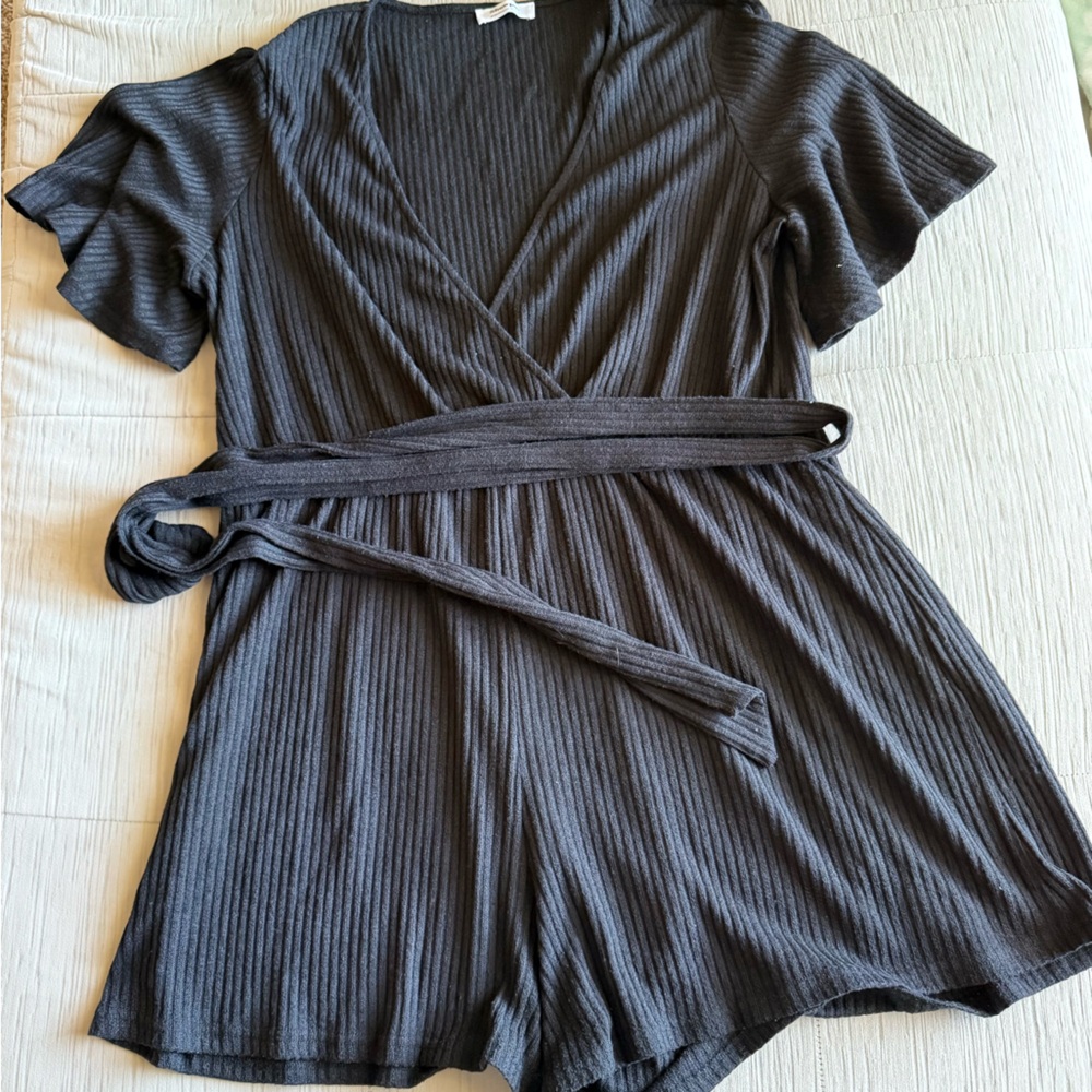 Plus size Black romper